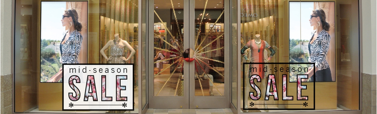 Mid-season sale stickers