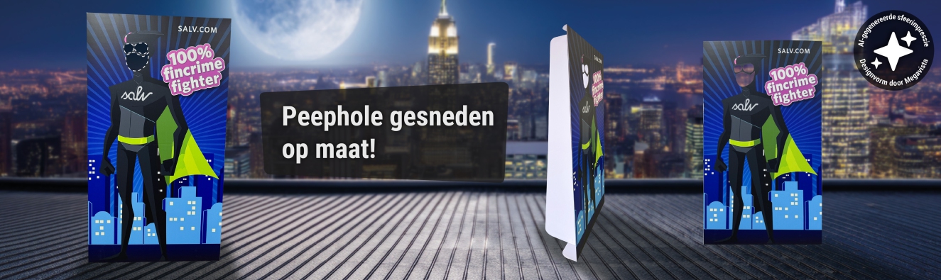 Kijkgat wand 3mm EE golfkarton