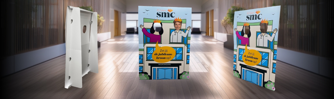 Kijkgat wand 3mm EE golfkarton