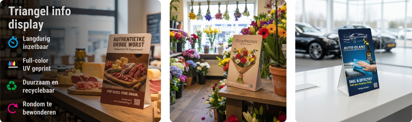 Triangel informatie display