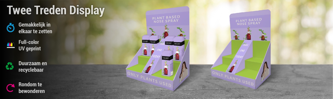 Twee Treden Display