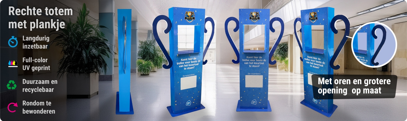 Rechte Totem met plankje