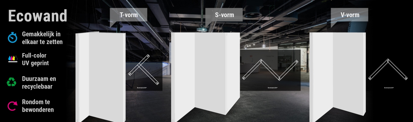 Ecowand hoek-vorm