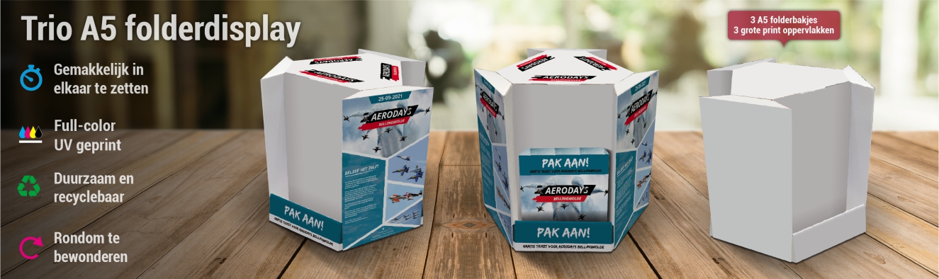 Trio A5 folderdisplay