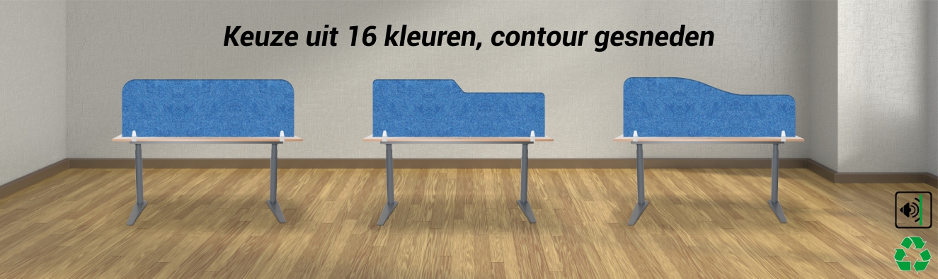 Akoestische bureauschermen