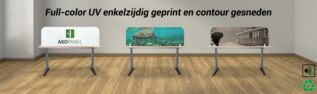 Akoestische bureauschermen