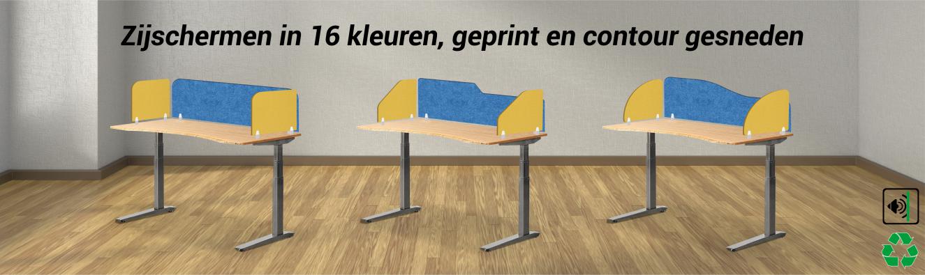 Akoestische bureauschermen