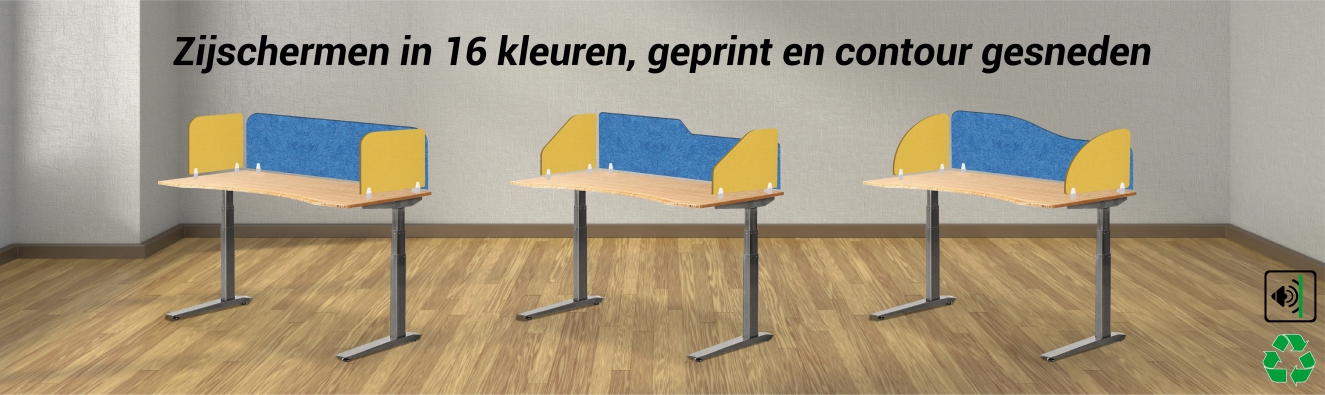 Akoestische bureauschermen