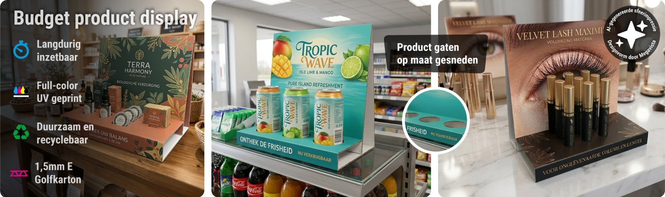 Budget product display