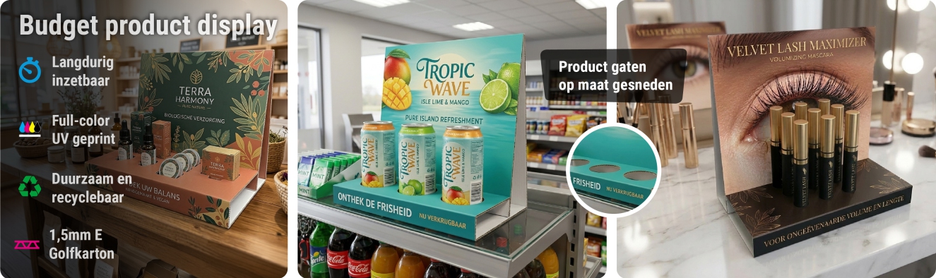 Budget product display