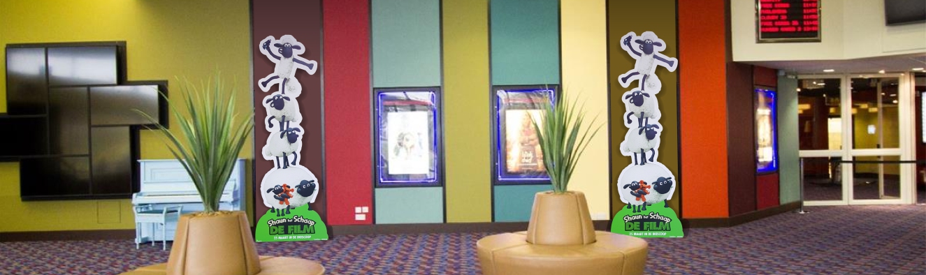 Levensgrote figuren 75x200