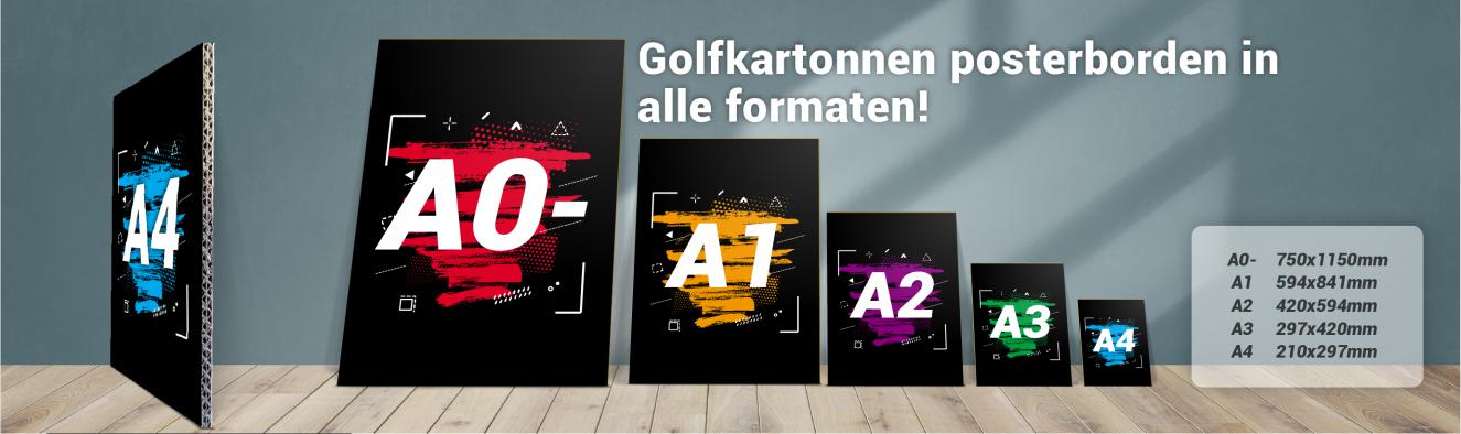 Golfkartonnen poster - Megavista