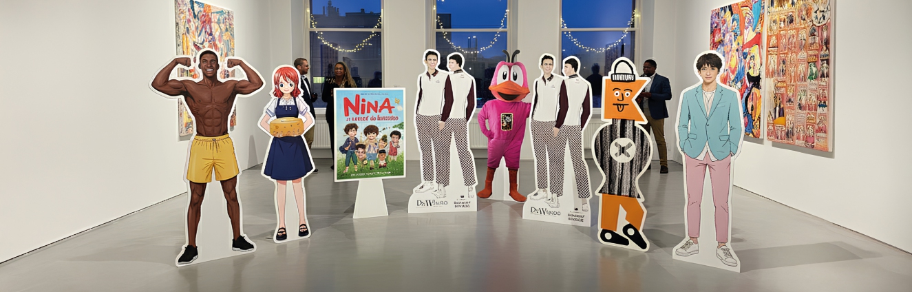 Levensgrote figuren 75x200