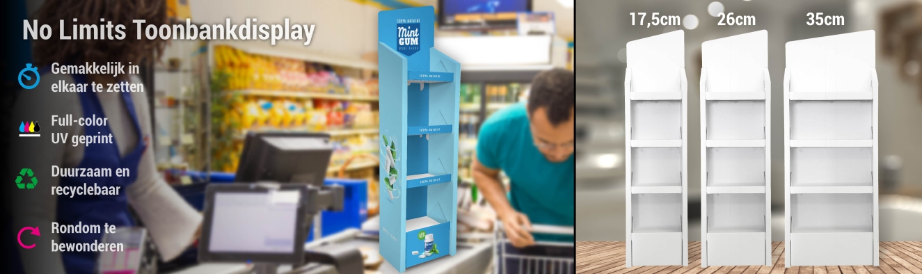 No Limits Toonbankdisplay