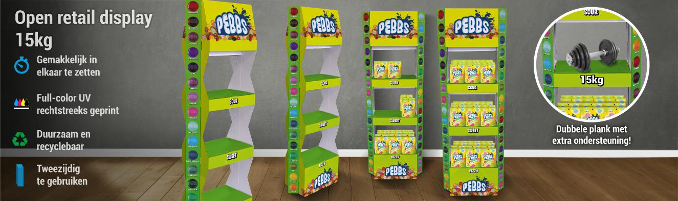Open retail display 15kg