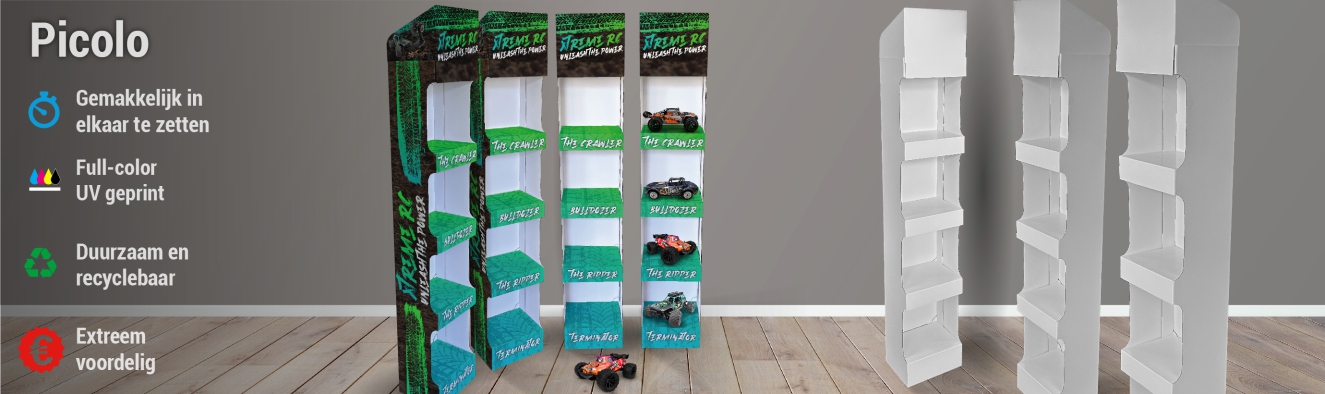 Picolo schappendisplay 5kg