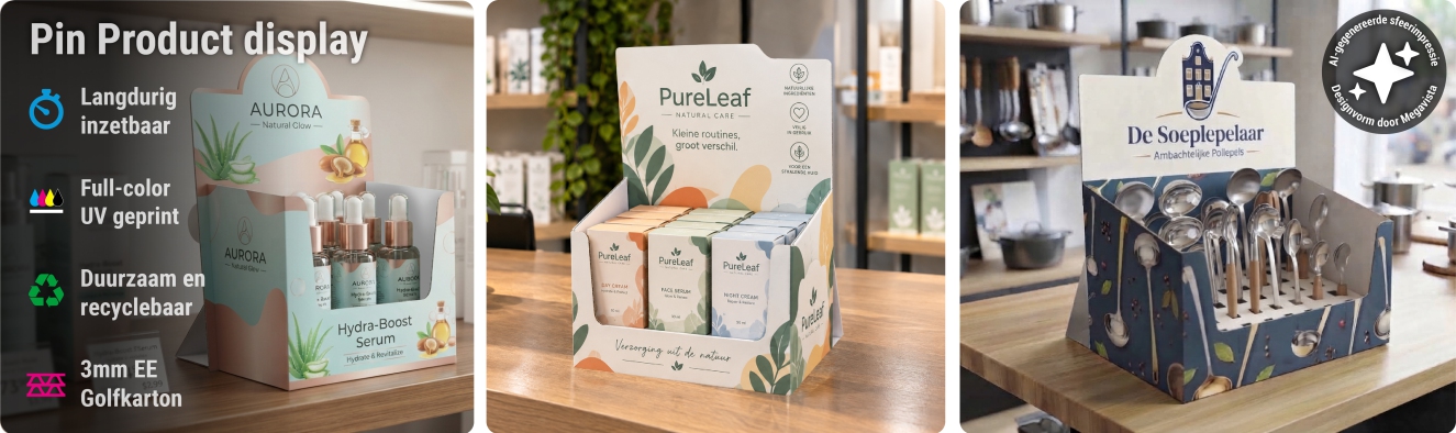 Pin product display