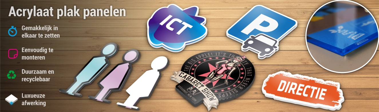 Plexiglas plak panelen