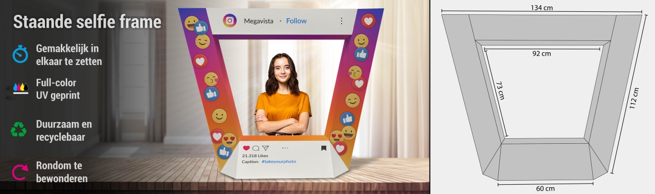 Staande Selfie Frame