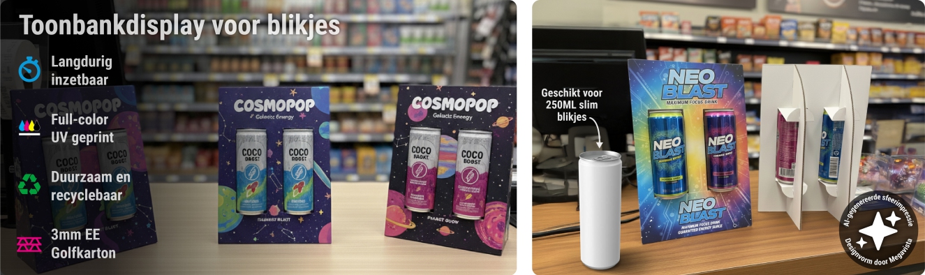 Toonbankdisplay Voor Blikjes