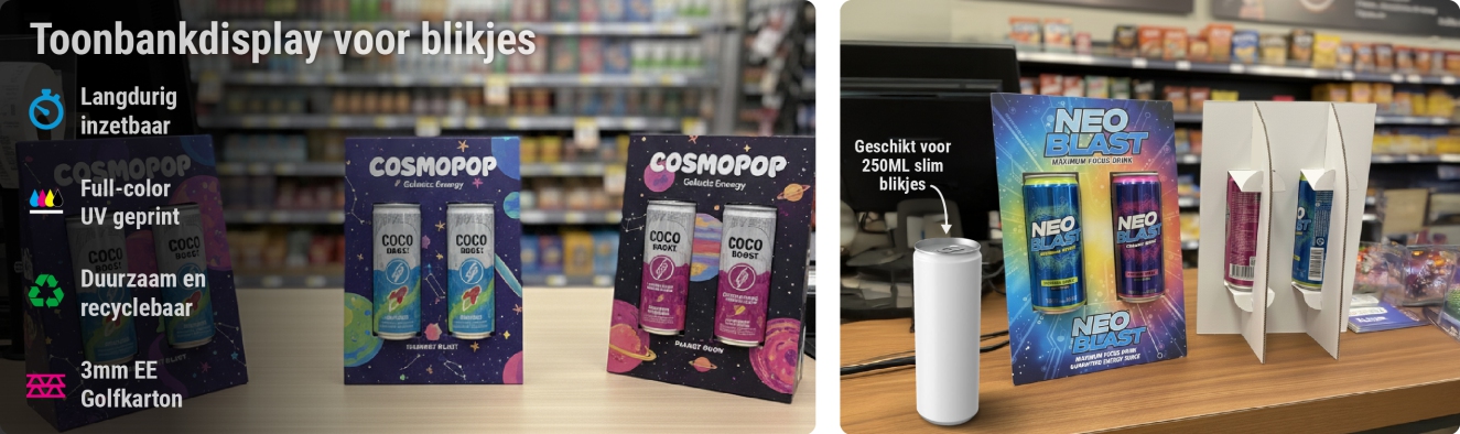 Toonbankdisplay Voor Blikjes