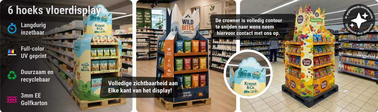 vierzijdig pallet display