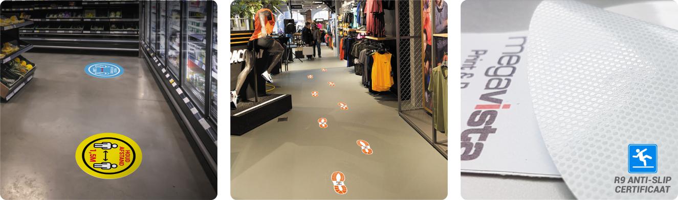 Microdot Anti-slip vloersticker