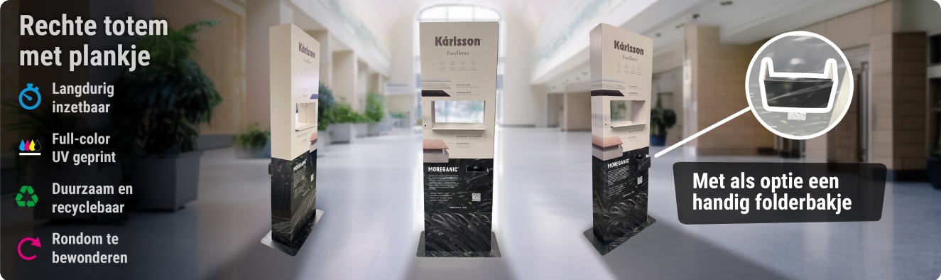 Rechte Totem met plankje