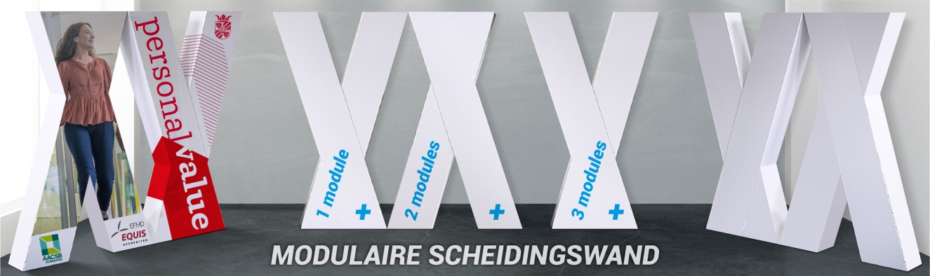 Modulaire scheidingswand