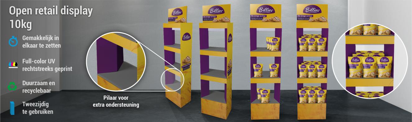 Open retail display 10kg