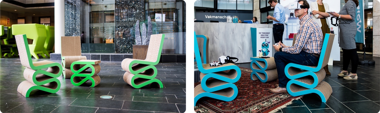 Wiggle bijzettafel of krukje