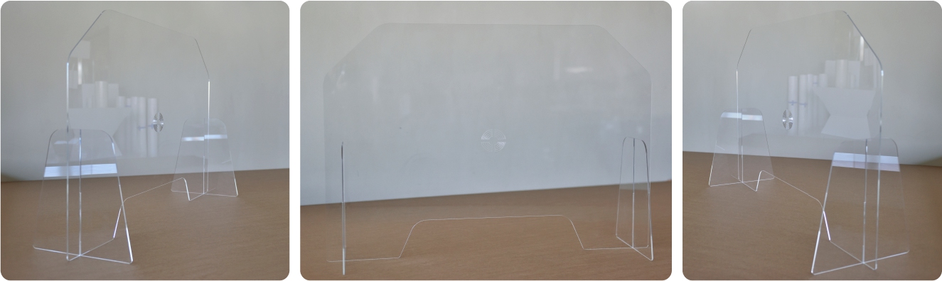 Acrylaat spatscherm budget 100x75cm