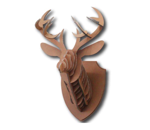 3D kartonnen dierenkoppen