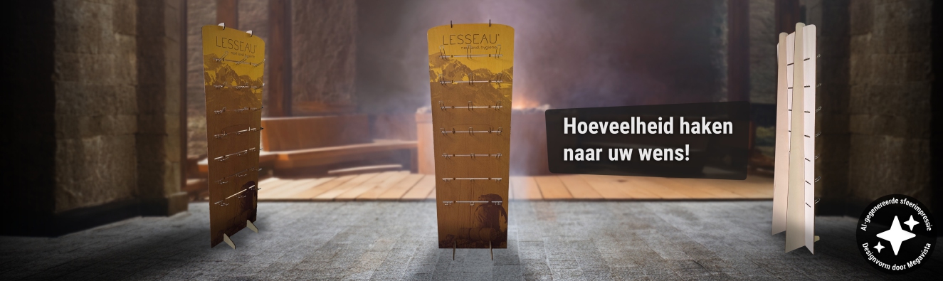 Houten Blister Vloerdisplay