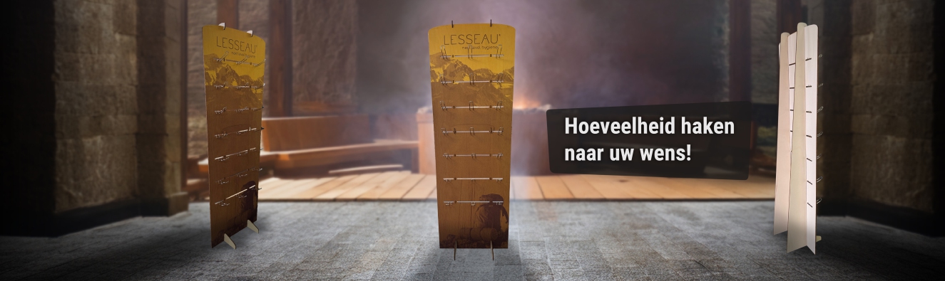 Houten Blister Vloerdisplay