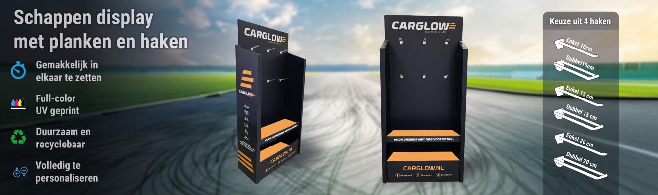 Schappendisplay Met Planken En Haken