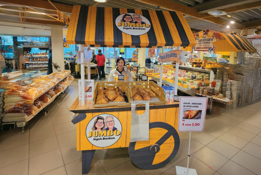 Display in de winkel