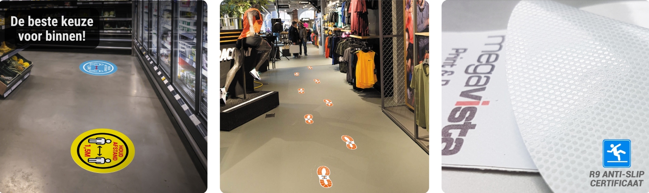 Microdot Anti-slip vloersticker