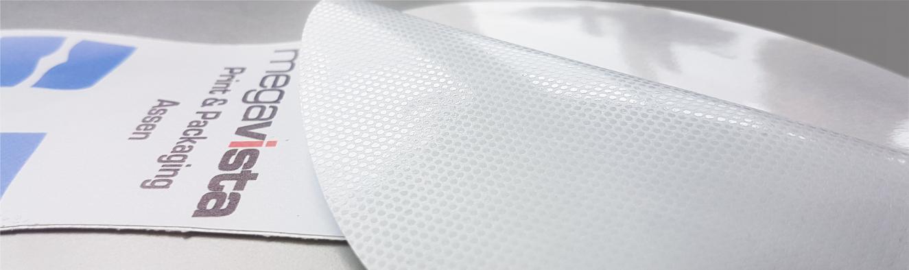 Microdot wit Easy-apply Extra dik/verduisterend