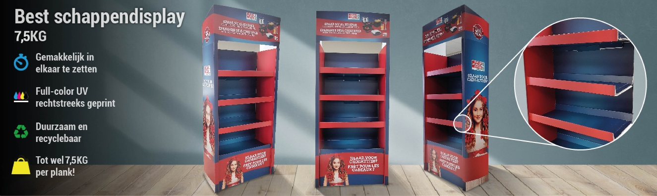 Best schappendisplay 7,5kg