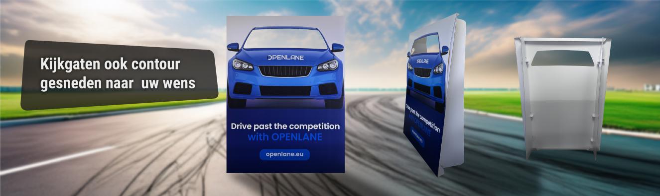 Kijkgat wand 3mm EE golfkarton