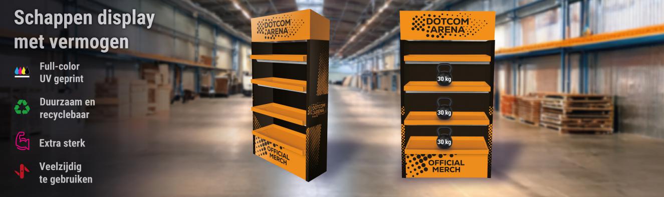 Schappen Display met Vermogen