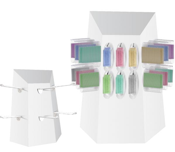 Kartonnen displays voor mondkapjes