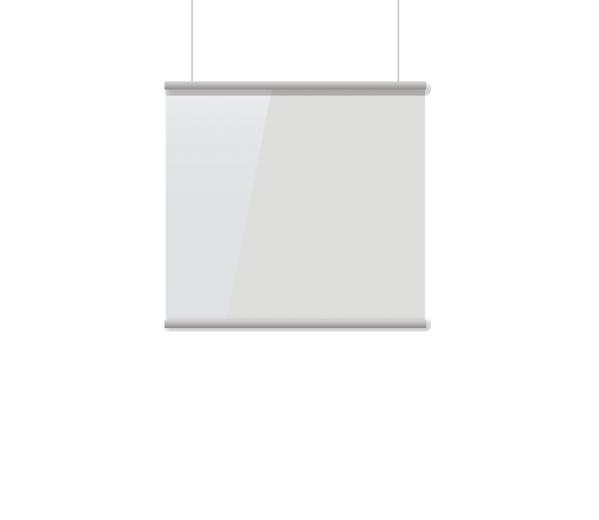 Hangend corona scherm