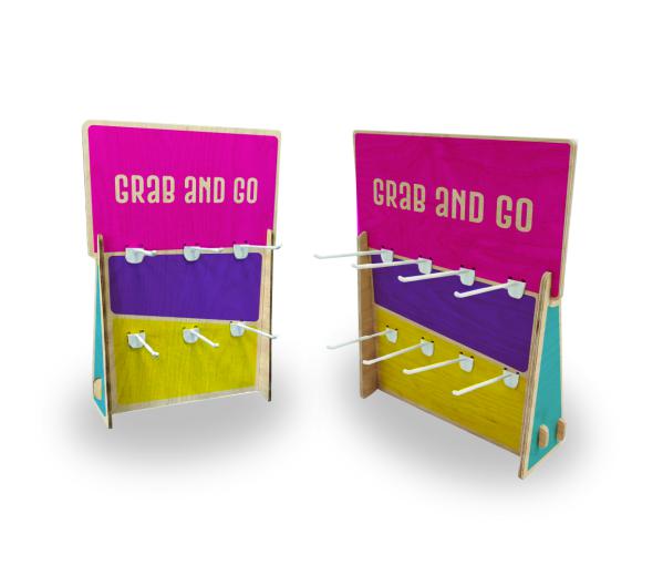 houten haken display