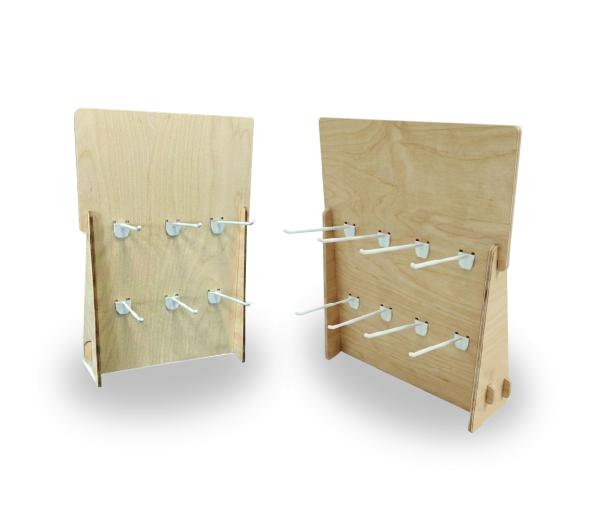 houten haken display