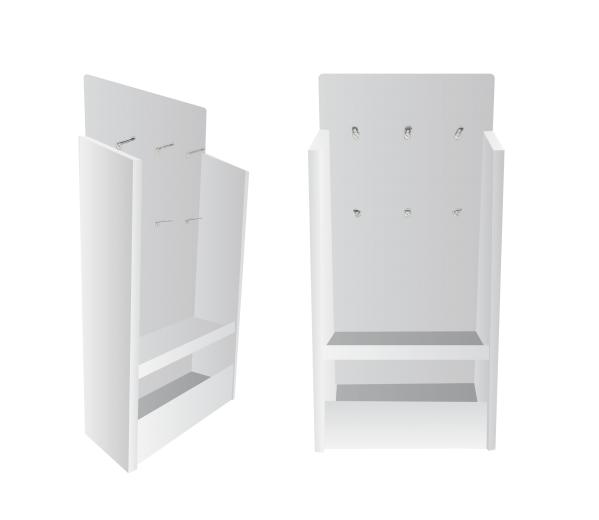 Schappendisplay Met Planken En Haken