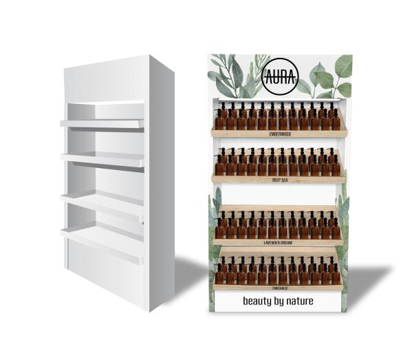 Schappen Display met Vermogen