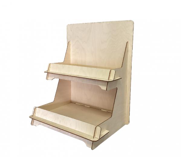 Houten toonbankdisplay Tiel
